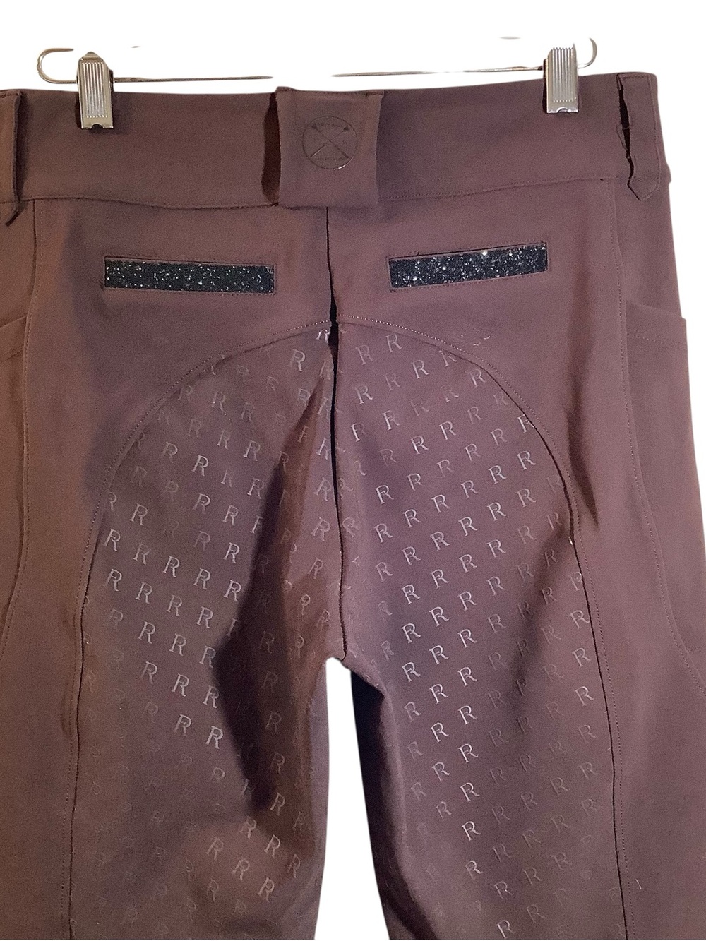 Free Ride Equestrian Brown Performance Riding Thight Pants - Picture 5 of 8
